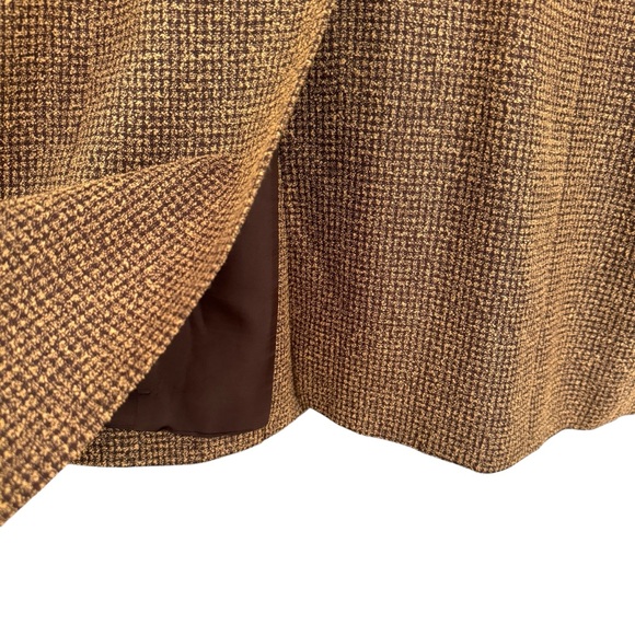 Vintage John Paul Richard Check Plaid Blazer Coat Size 12 - Picture 9 of 10